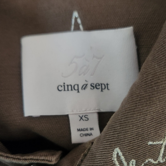 Cinq à Sept Over the Moon Canyon Jacket Scrunched Sleeve XS - Picture 2 of 16